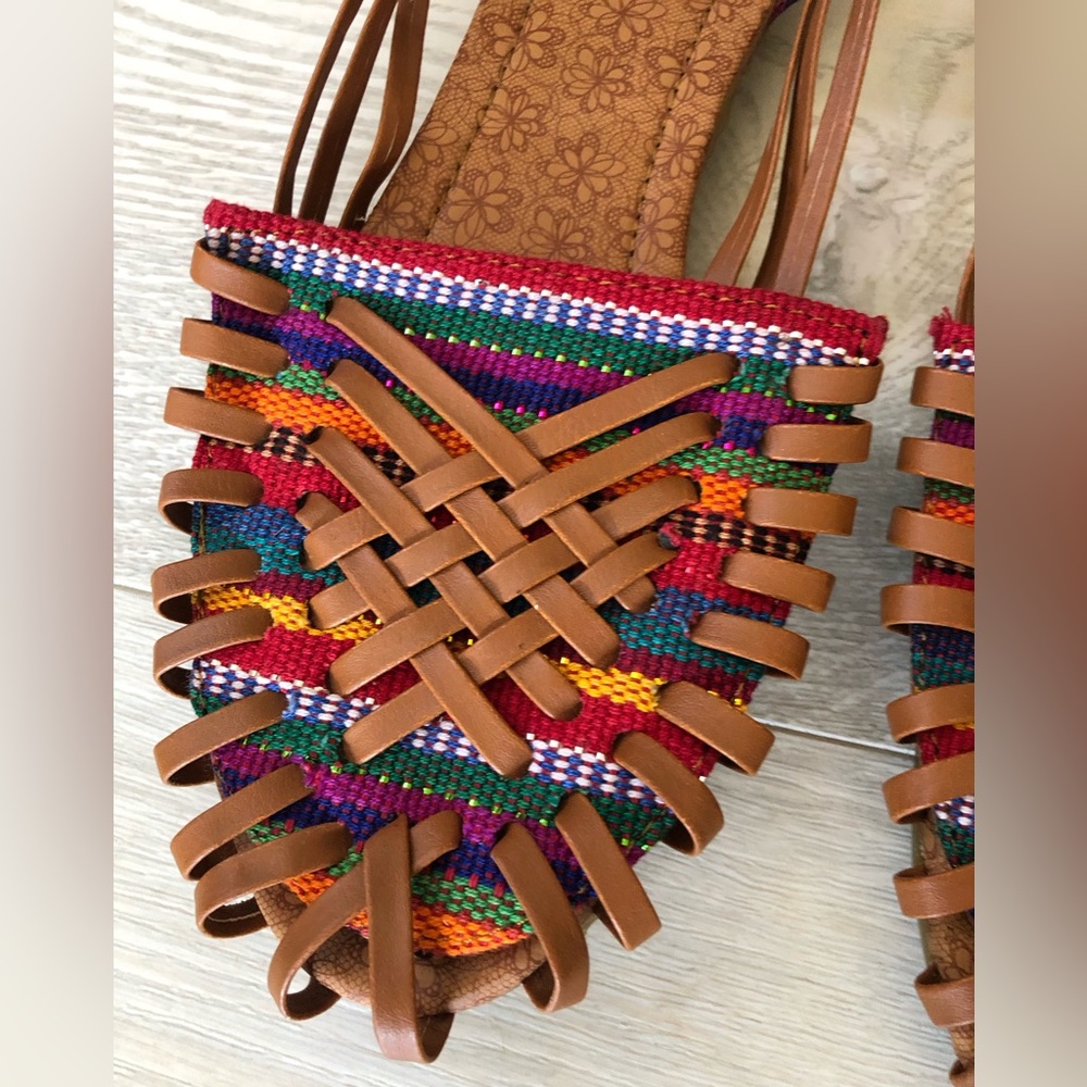 New Nicaraguan Woven Sandals Loafer Shoes - Picture 2 of 16